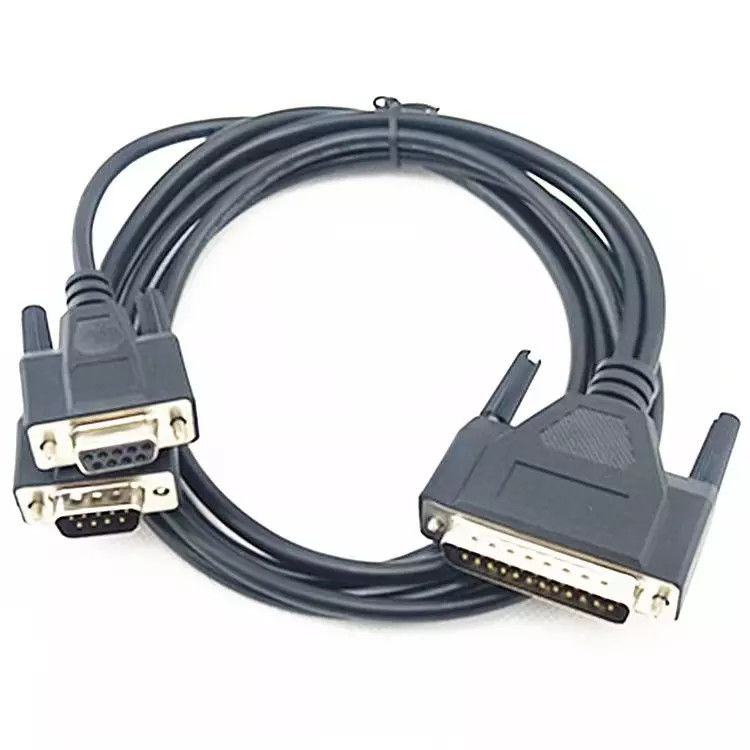 DB9M から DB25M コンピュータ プリンタ ケーブル DB25 オスから DB9 メス延長ケーブル OEM ODM