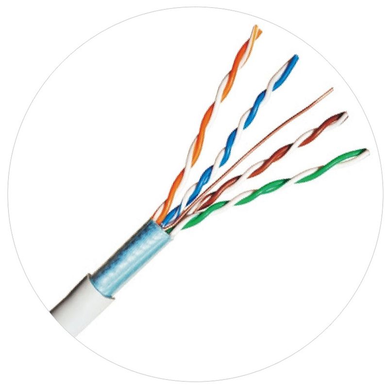 100MHz FTP UTP ネットワーク パッチ・コード 4pr 24awg Cat5e LDPE LSZH LSOH ジャケット