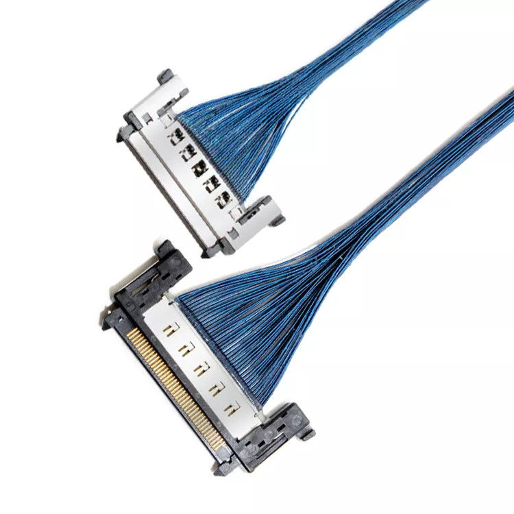 小型ITXのマザーボードLCDのモニターのためのマイクロ同軸LVDSケーブル40 Pin 5.9インチ