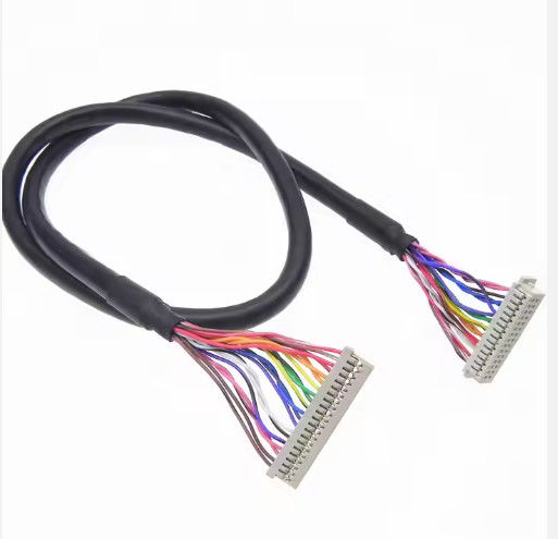 DF13-30DS-1.25C から DF14-20S-1.25C Lcd パネル 20pin 30pin 40pin 50pin 60pin 向けカスタムLvdsケーブルアセンブリ