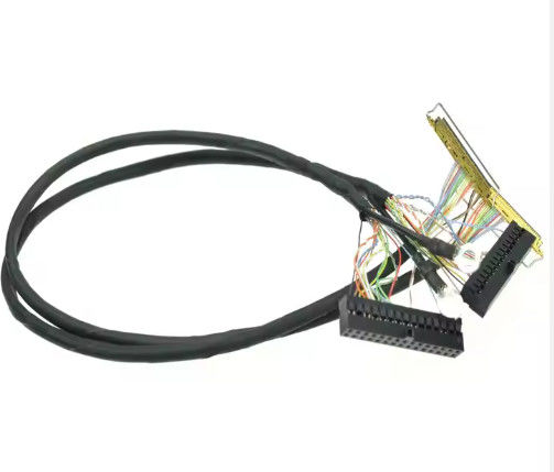 7インチLCDディスプレイ用のカスタムIPEX-20445-050E 50ピンマイクロコアックスLVDSケーブル