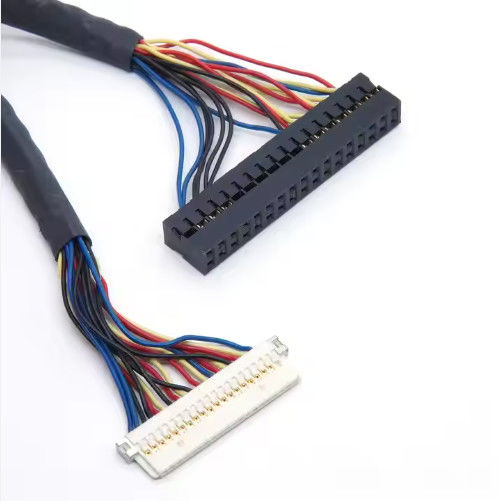 電子モレックス 30ピンからJAE 40ピンLVDSケーブル LCDコンピュータプリンターモニター オーダーメイド