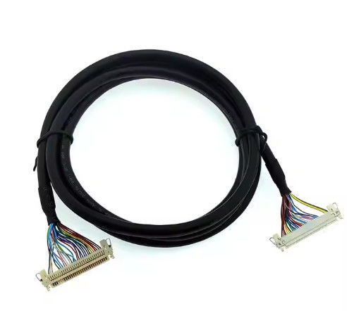 100% テスト 1.25mm 2.0mm ピッチ 20 30 40ピン接続器 LVDS シールドワイヤ LCDディスプレイケーブル組
