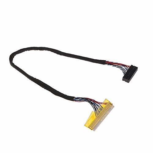 黒色LVDSケーブル AWG26-28 ワイヤーゲージ 105C 性能のための名値温度