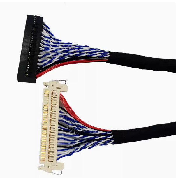 データ伝送 LVDSケーブル 介電強度 ≥1000V/min と 105C 定温の銅導体材料
