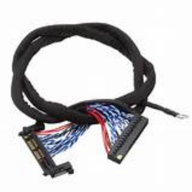 ブラック 300V UL VW-1 レーティング シールド低電圧ディスプレイ シリアルケーブル AWG26-28 ワイヤー