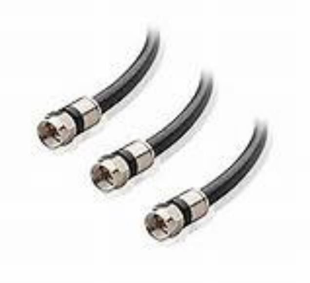 周波数範囲 0-3 GHz 高圧同軸ケーブル 30 Ohm 未満の阻力とポリエチレン隔熱