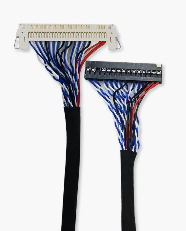 105C 黒色LVDSケーブル AWG26-28ワイヤーゲーマーとUL VW-1炎症性