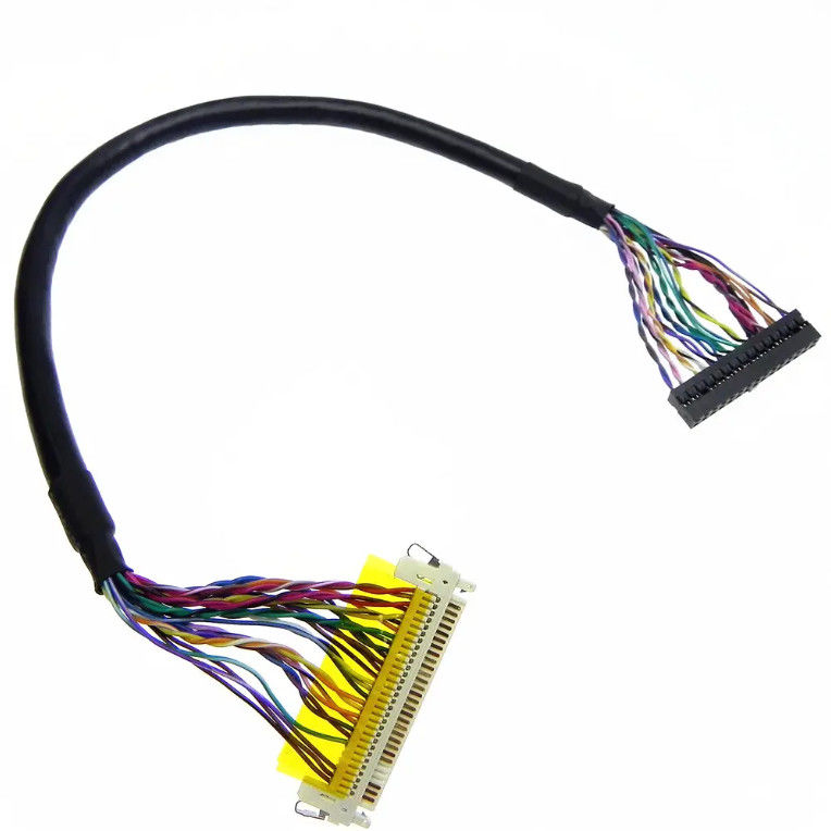 Lvds ハーネス 30ピン接続ケーブルジャケット UL VW-1ケーブル組立製造
