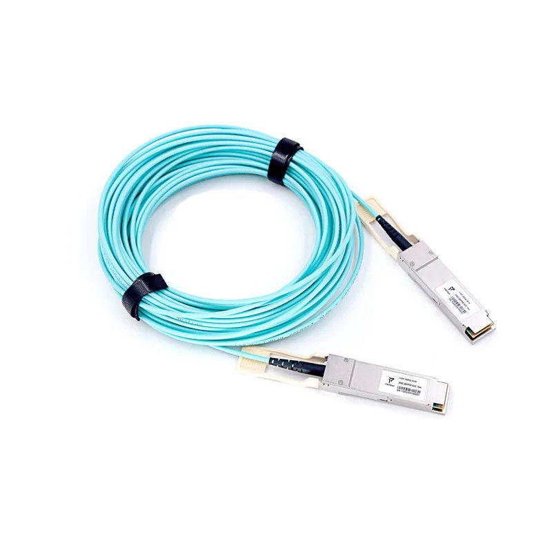 ケーブルアセンブリ QSFP-40G 100G 200G 1m 2m 3m 5m 10m OM2 OM3 OM4 AOC アクティブオプティカルカスタムケーブル QSFP+ QSFP28 QSFP56 QSFP-DD