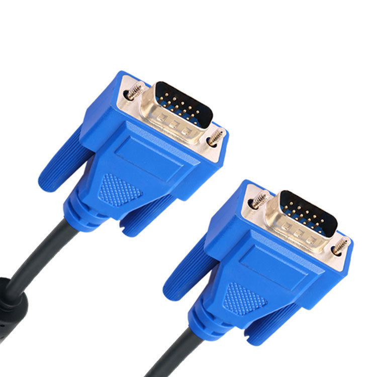 PC ホスト,モニター,プロジェクタ間の安定した接続のための耐久性のあるカスタムケーブル VGA HDケーブル組立