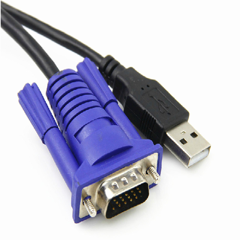 Lowest Price For Vga 4+5 Cable Male To Male For Computer Monitor Computer Monitor Vga To Vga Cable 1.5M Cable Assembly