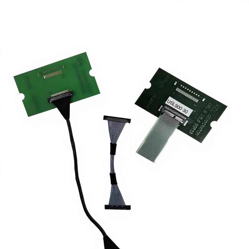 USLS20-30-010-B 30ピンマイクロコアックスLVDSケーブル 0.4mmピッチカスタムアセンブリ