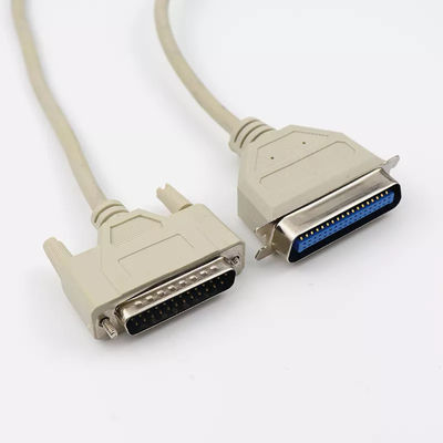 女性通信ケーブルへの DB25 男性 25 ピン パラレル プリンター ケーブル 4K 120Hz