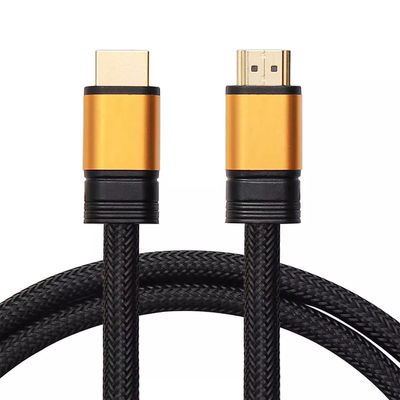 ナイロン ウルトラ HD 4k HDMI ケーブル 18gbps 60hz 8.0mm ニッケルメッキ