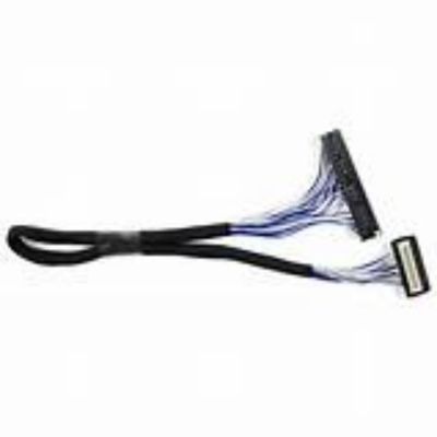 安定し耐久性のある接続のために黒色で銅導体LVDSケーブル