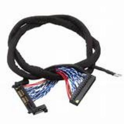 黒色LVDSケーブル 介電強度 ≥1000V/min 銅導体材料