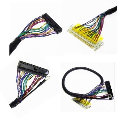 Lvds ハーネス 30ピン接続ケーブルジャケット UL VW-1ケーブル組立製造