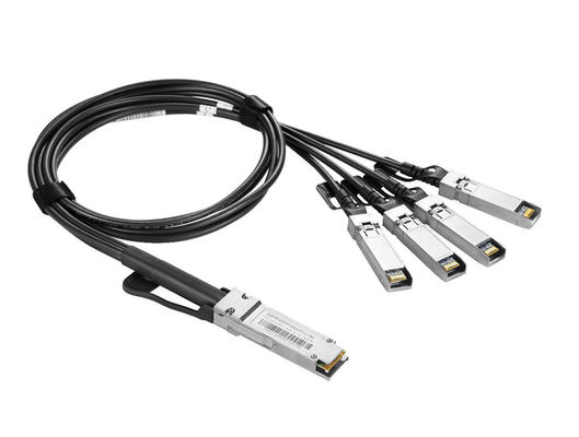ケーブルアセンブリ DAC 1m 30AWG ダイレクトアタッチケーブル QSFP-40G SFP 10g-1m パッシブ 40g QSFP+ to 4*SFP+ 4x10GSFP+ ブレイクアウト Twinax