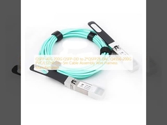 QSFP-40G 200G QSFP-DD から 2*QSFP28 DAC Q4S56-200G PVC/LSZH0.5m~5m ケーブル組立ワイヤーハーネスメーカー