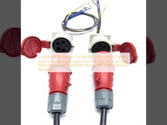 医療診断用のカスタムケーブルデザイン 信頼性の高い医療ケーブルメーカーからの 柔軟な多コア医療ケーブル 遮断線と高精度端末